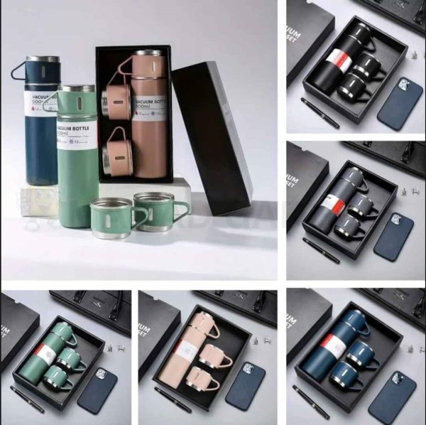 Vaccum Flask Set (Stainless steel)