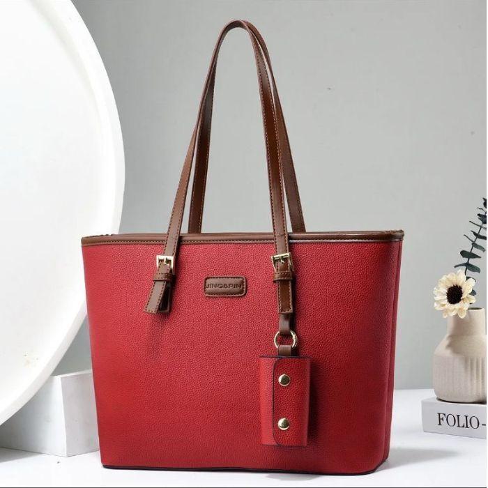 Girl's PU Leather Plain Hand Bag