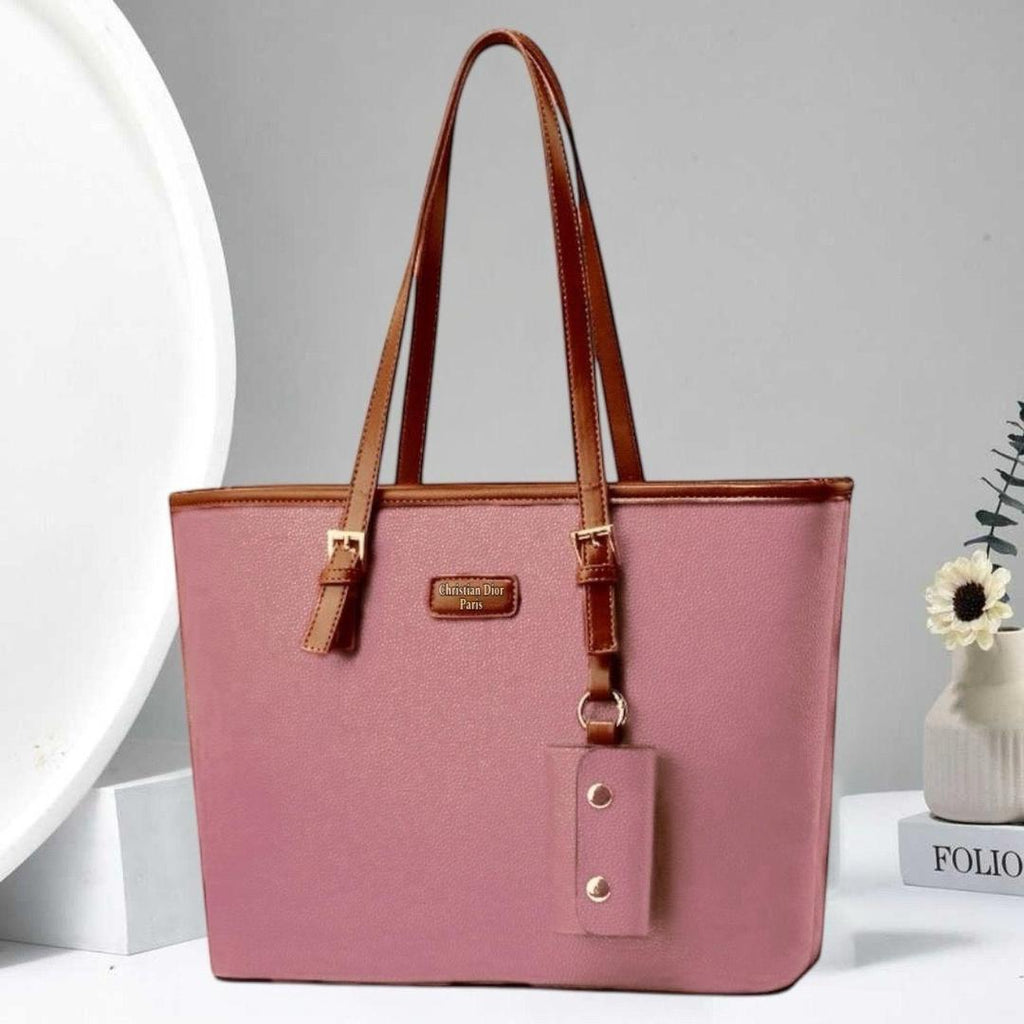 Girl's PU Leather Plain Hand Bag