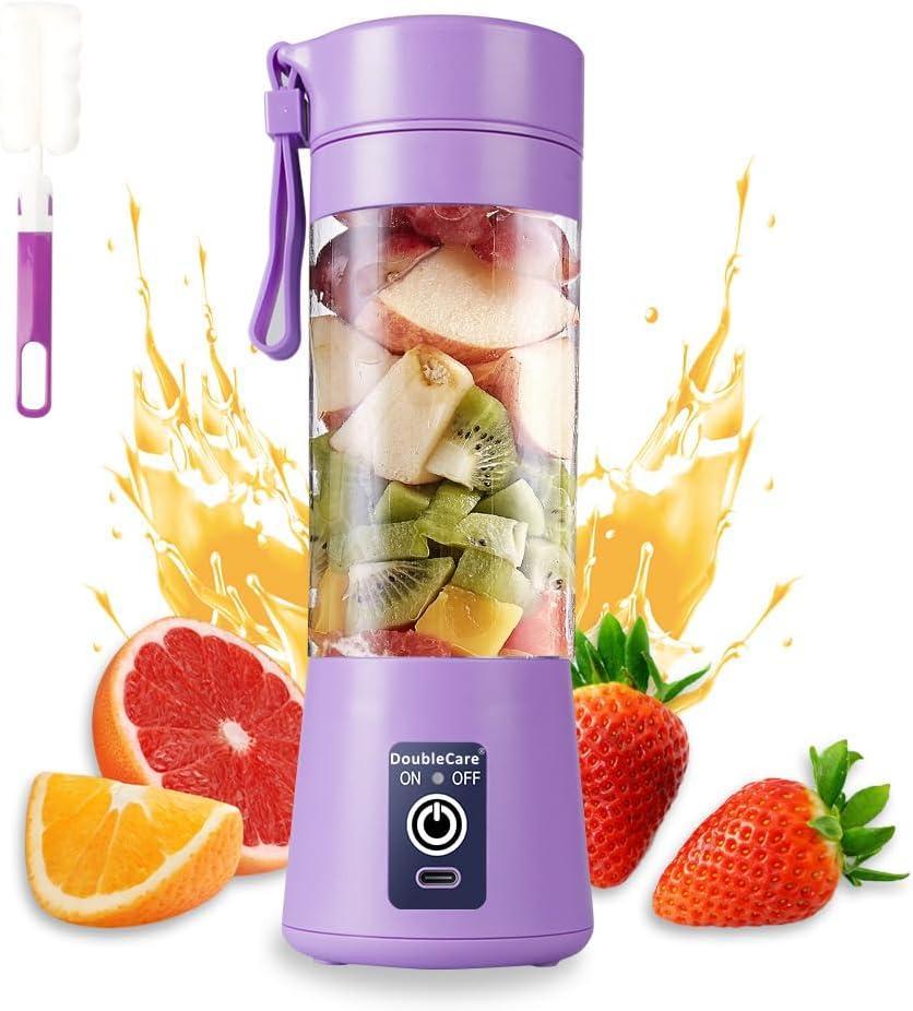 Portable & Rechargeable Mini Blender - 1 Pc for Smoothies & Shakes
