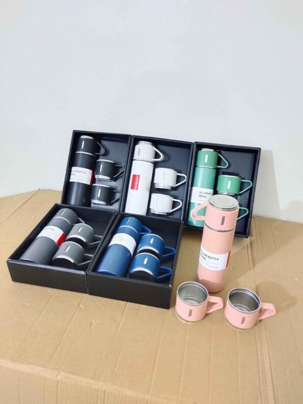 Vaccum Flask Set (Stainless steel)