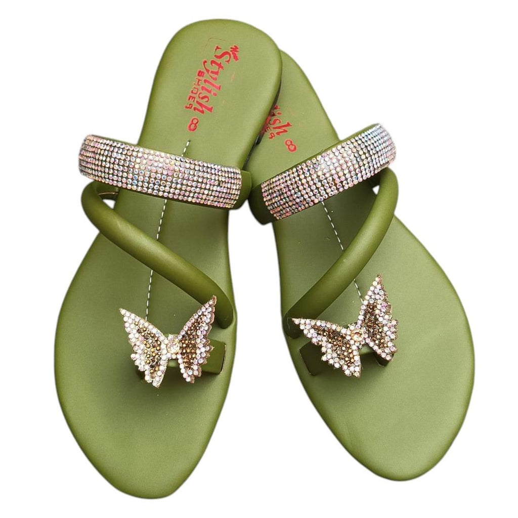 Fancy Women's Glitter PU Leather Flats - Available in Multiple Sizes