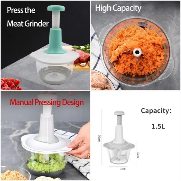 Multipurpose Food Chopper (Vegetable Meat Grinder)
