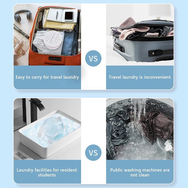 Portable Mini Washing Machine - 1 Pc
