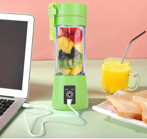 Portable & Rechargeable Mini Blender - 1 Pc for Smoothies & Shakes