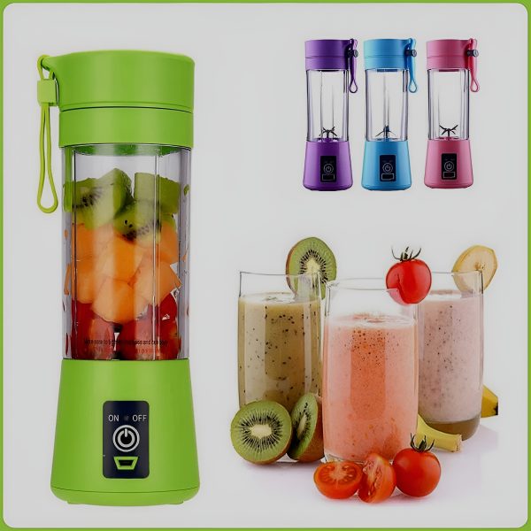 Portable & Rechargeable Mini Blender - 1 Pc for Smoothies & Shakes