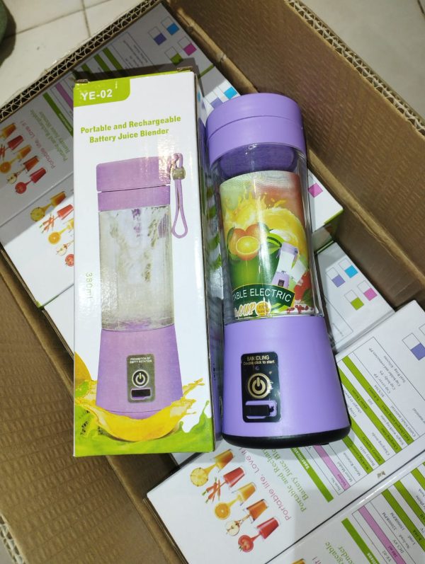 Portable & Rechargeable Mini Blender - 1 Pc for Smoothies & Shakes