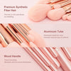 Sweet Beauty 07 Pcs Makeup Brush Set | Complete Brush Kit For Professional And Beginner (random Color)